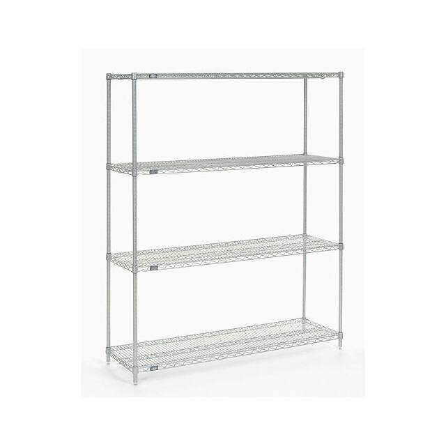 21607Z WIRE SHELVING, 60"WX21"DX74"H