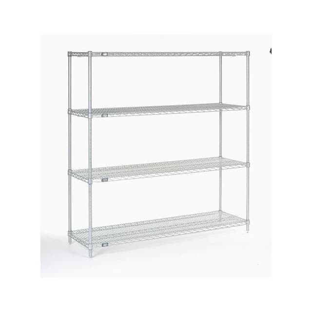 21606Z WIRE SHELVING, 60"WX21"DX63"H