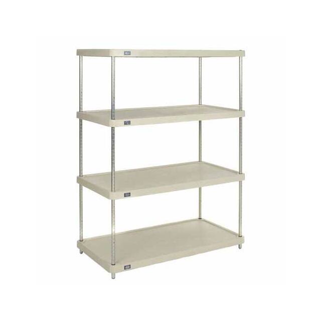 188126 PLASTIC SHELVING UNIT W/SOLID SH