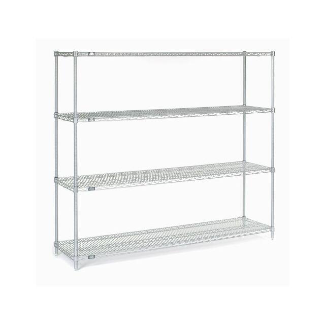 24725C WIRE SHELVING, 72"WX24"DX54"H