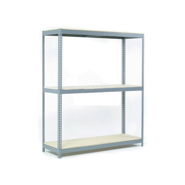 601136A WIDE SPAN RACK W/3 SHELVES WOOD