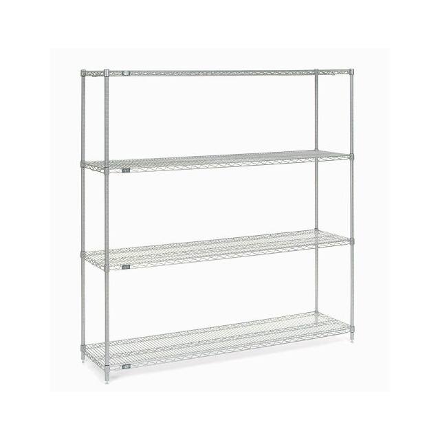36728C WIRE SHELVING, 72"WX36"DX86"H