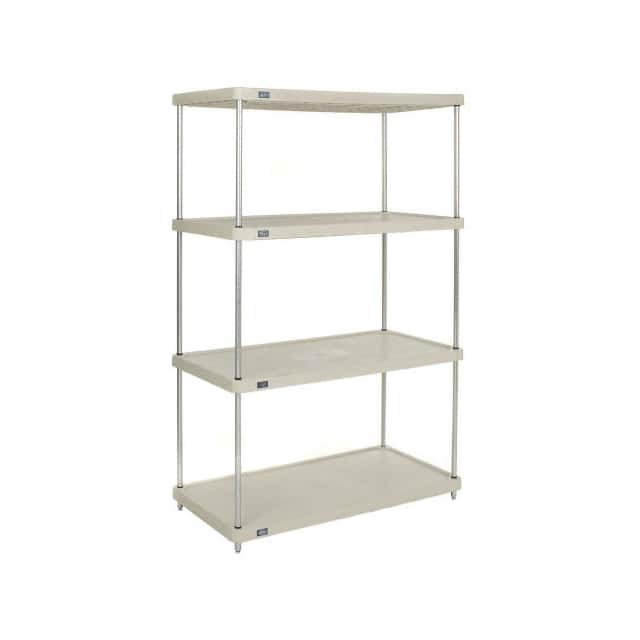 188135 PLASTIC SHELVING UNIT W/SOLID SH
