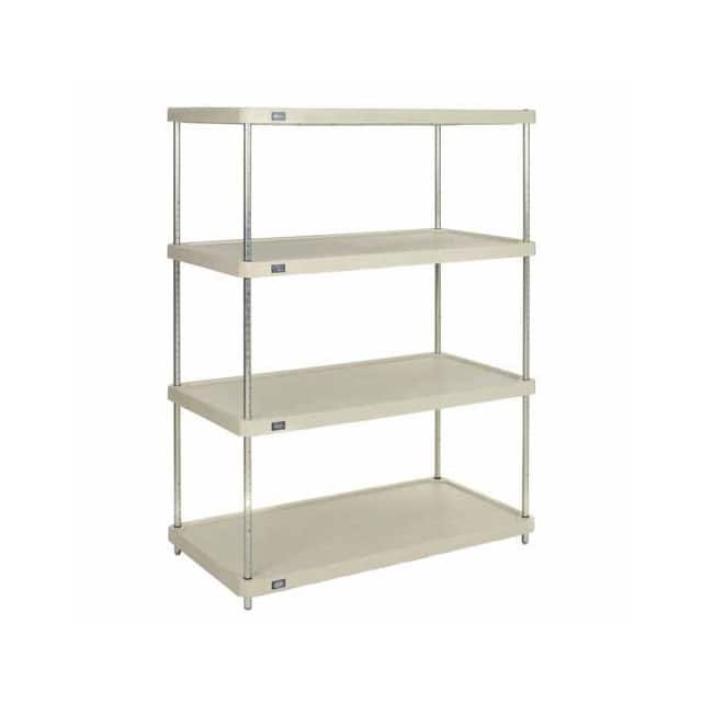 188125 PLASTIC SHELVING UNIT W/SOLID SH