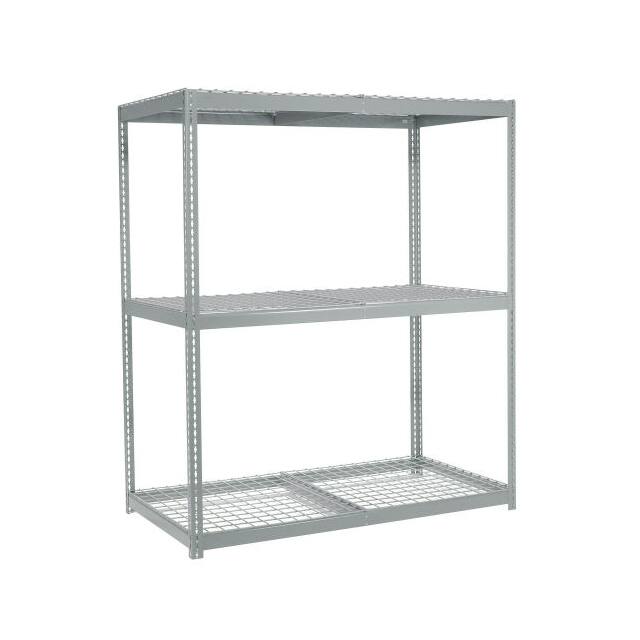 502483 WIDE SPAN RACK W/3 SHELVES WIRE