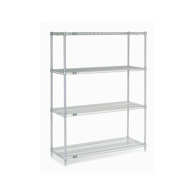 18487S STAINLESS STEEL WIRE SHELVING, 4