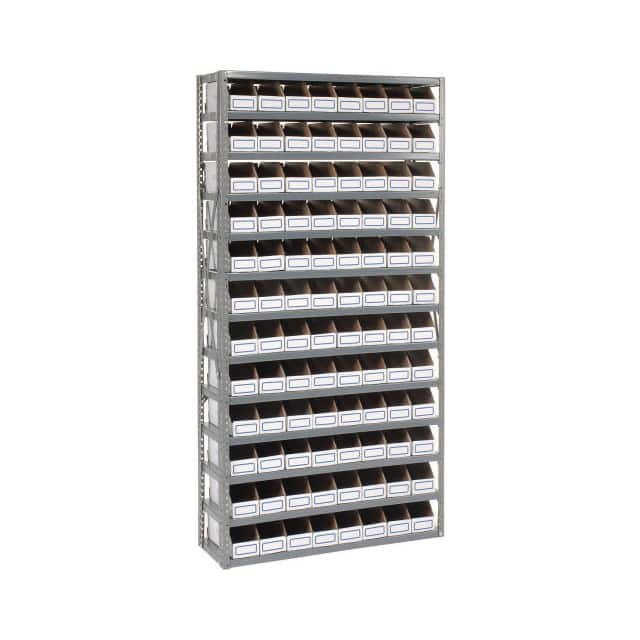 235002 OPEN BIN SHELVING W/13 SHELVES &
