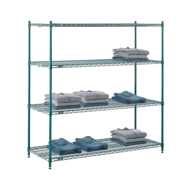 24728G5 5 TIER WIRE SHELVING STARTER UNI