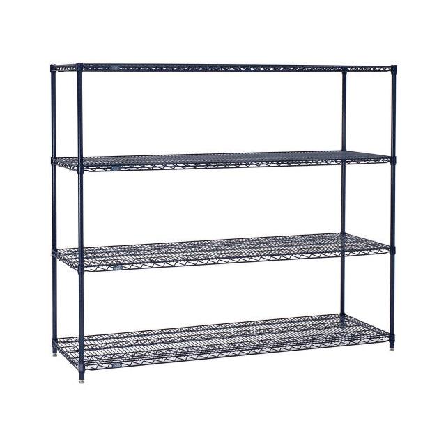 24726N WIRE SHELVING, EPOXY, 72X24X63"