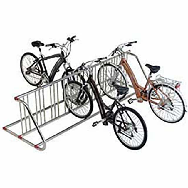 652773 111"L GRID BIKE RACK, DOUBLE SID