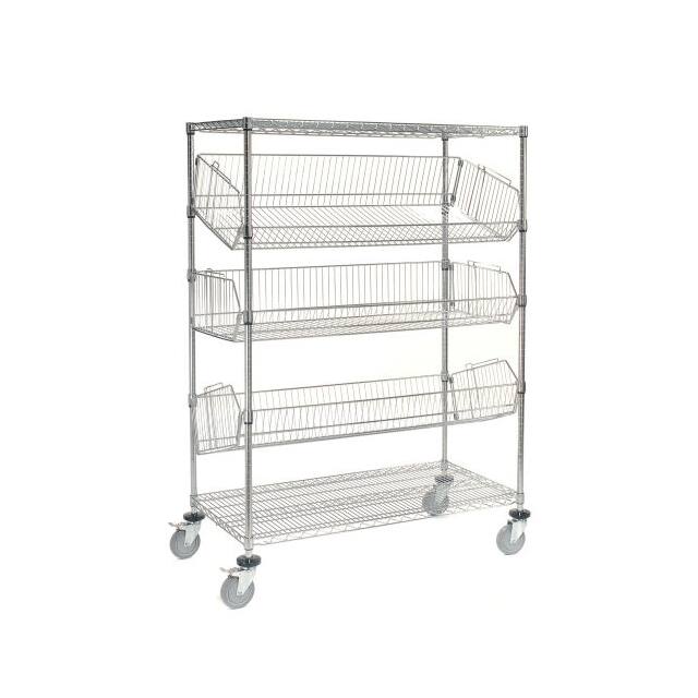 832210 5 SHELF ADJUSTABLE MOBILE WIRE B