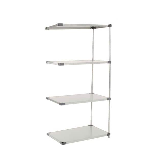 A18486SS5 5 TIER SOLID SHELVING ADD-ON UNI
