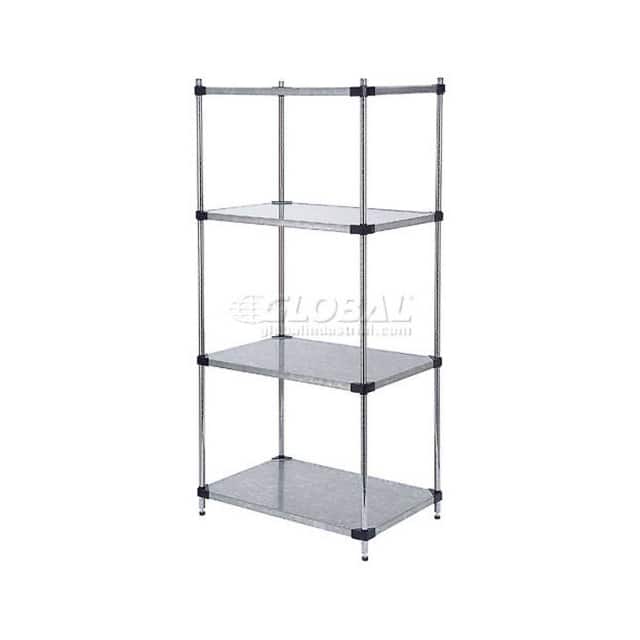 24486SZ5 5 TIER SOLID GALVANIZED STEEL SH
