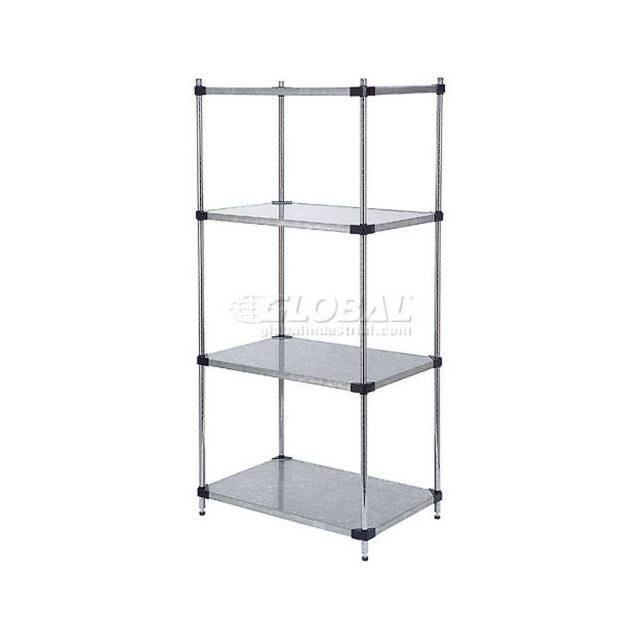 24487SZ5 5 TIER SOLID GALVANIZED STEEL SH