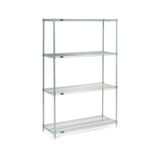 36485S 4 TIER WIRE SHELVING STARTER UNI