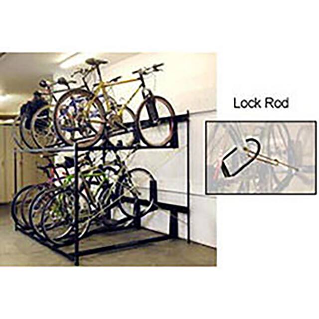 8180 8-BIKE RACK DOUBLE DECKER, LOCKI
