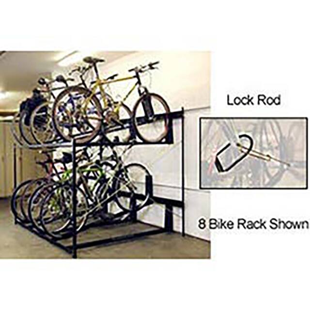 8110 10-BIKE RACK DOUBLE DECKER, LOCK