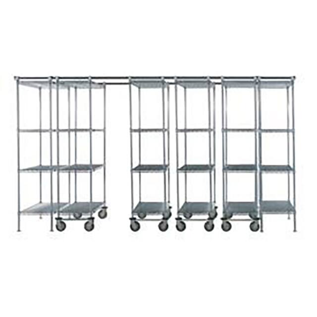 795989 6 UNIT SPACE TRAC STORAGE SHELVI