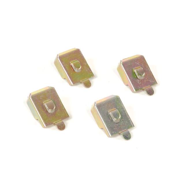 CLIP SET EXTRA SHELF CLIPS, STEEL, SET OF