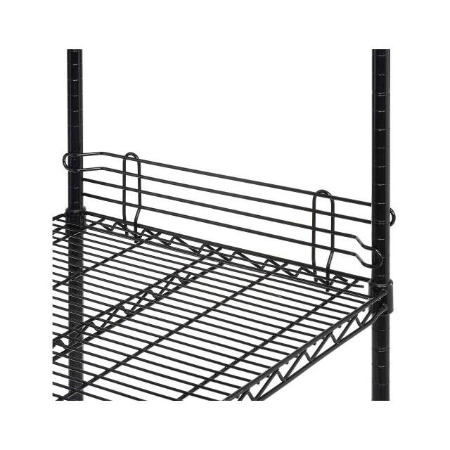 AL424B LEDGE FOR WIRE SHELVES, 24"L X 4
