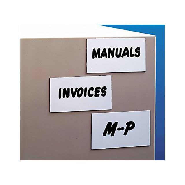 MX104 1X4" MAGNETIC WRITE-ON LABEL, 25