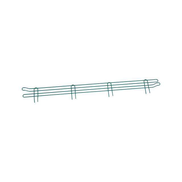AL448G NEXEL WIRE LEDGE, 48 X 4, GREEN