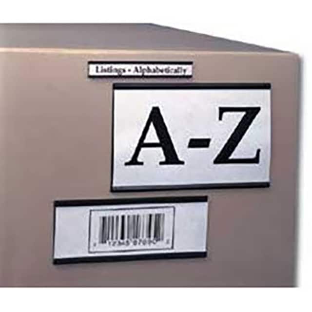 MC304 3X4" MAGNETIC "C" CHANNEL LABEL