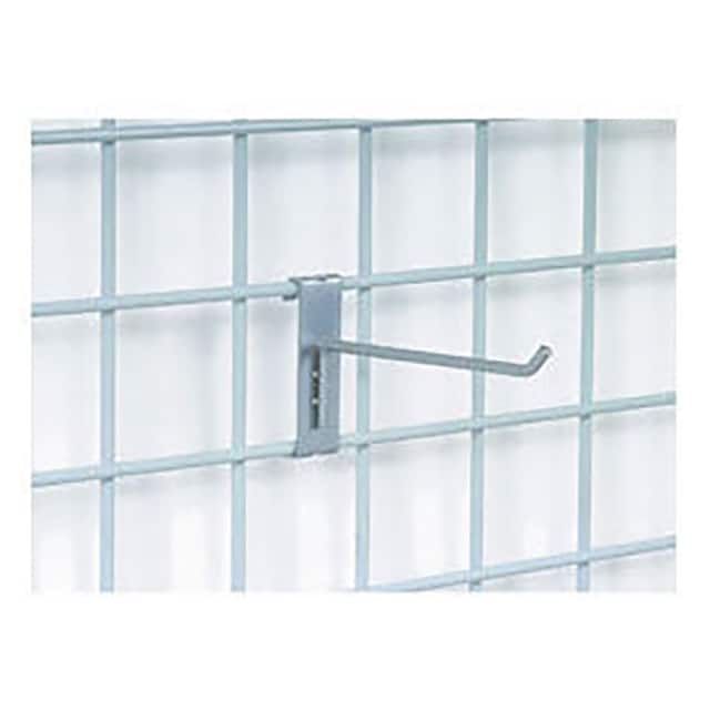 GW/H6 GRID WALL PEG HOOK, 6" LONG