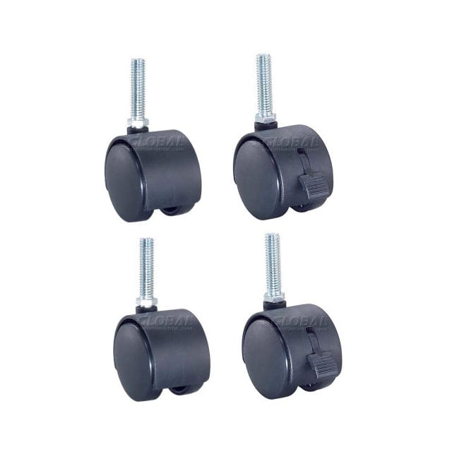798805 2" POLY STEM CASTER SET, 4 PACK