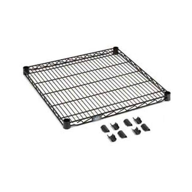 S1430B BLACK EPOXY SHELF, 14" X 30"