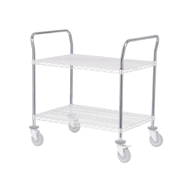 188CP18 CHROME UTILITY CART HANDLE 18"W