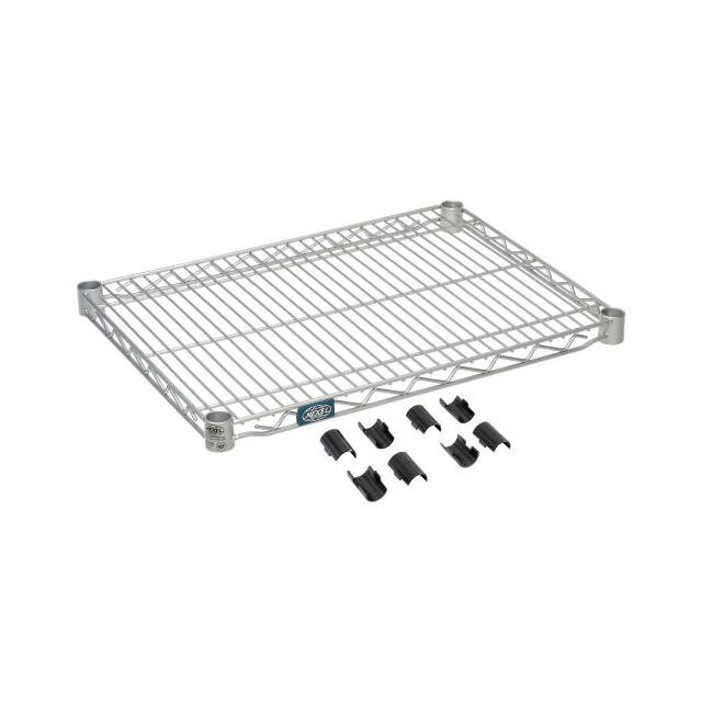 797843 WIRE SHELF W/CLIPS, 30"W X 18"D