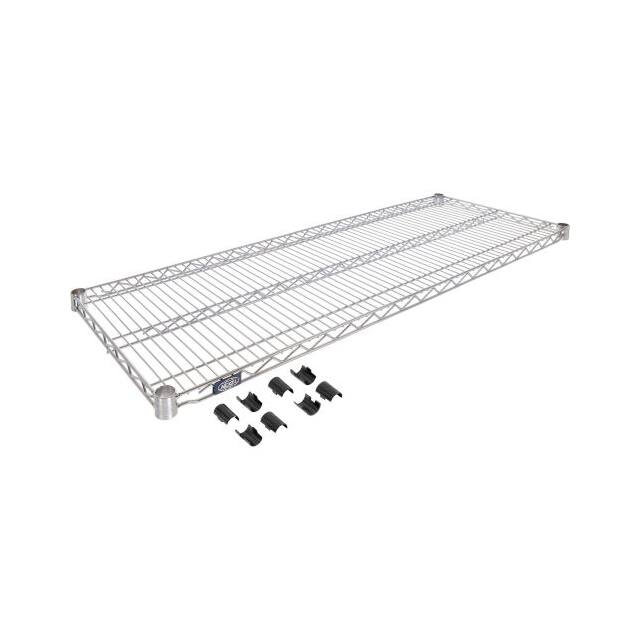 797856 WIRE SHELF W/CLIPS, 42"W X 24"D