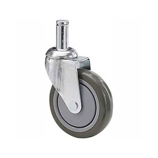 5MB-NB 5"H RUBBER CASTER WITH BRAKE