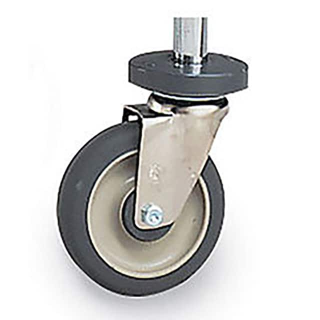 5MR 5" CASTERS, RESILIENT RUBBER, RI