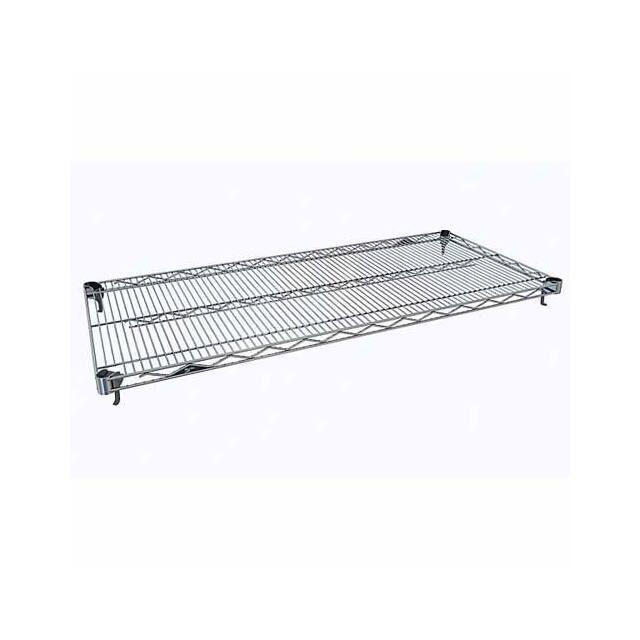 1836QBR METRO SHELF, CHROME, 18"X36"