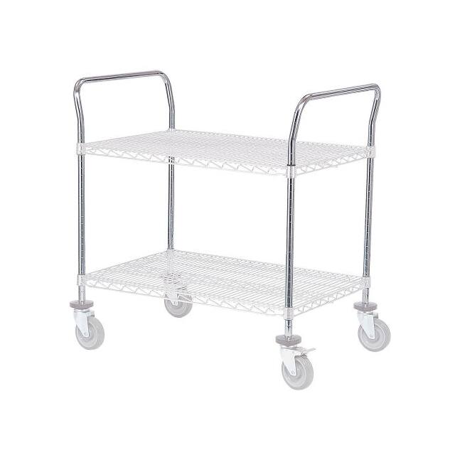 188CP19 CHROME UTILITY CART HANDLE 24"W