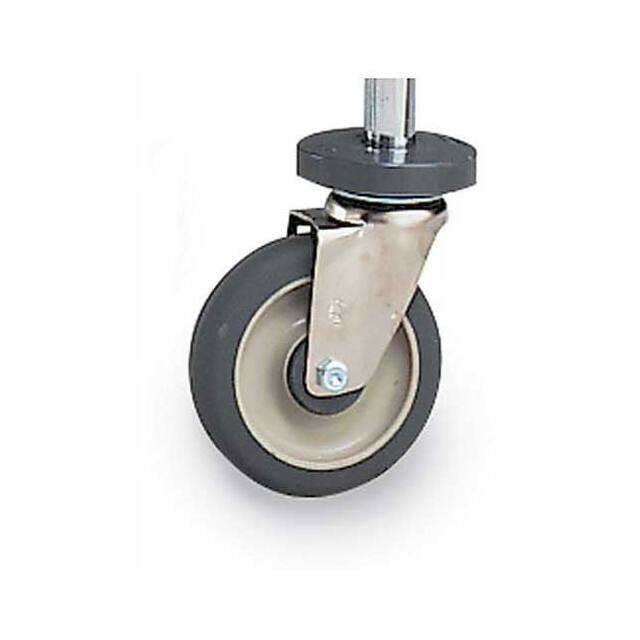 B2051876 METRO 5" RESILIENT RUBBER CASTER