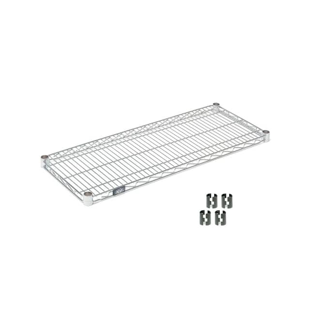 561550 WIRE SHELF W/CLIPS, 36"W X 21"D