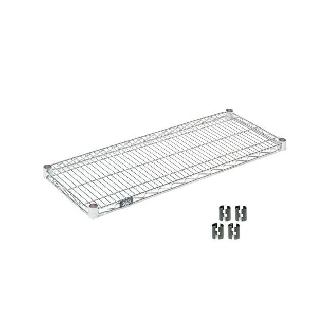 561551 WIRE SHELF W/CLIPS, 42"W X 21"D