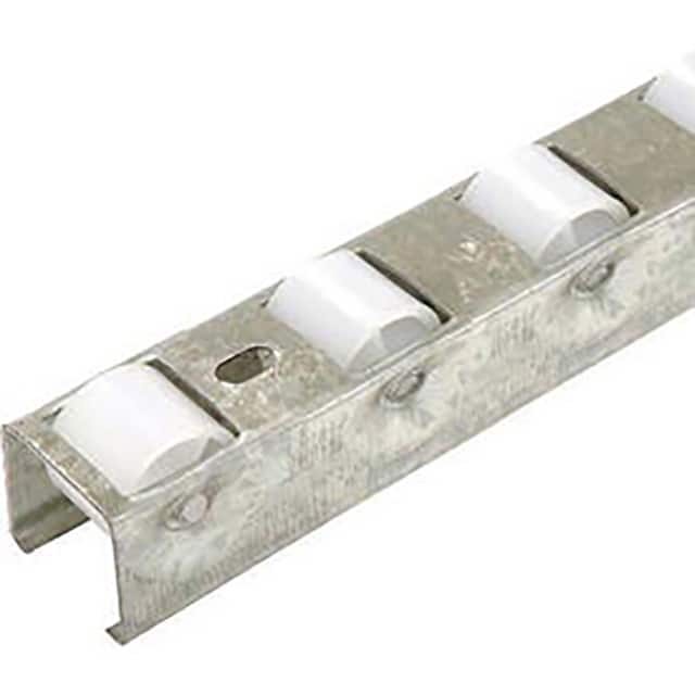 96TRACK-C ROLLER TRACK WITH CLIPS, 96"L