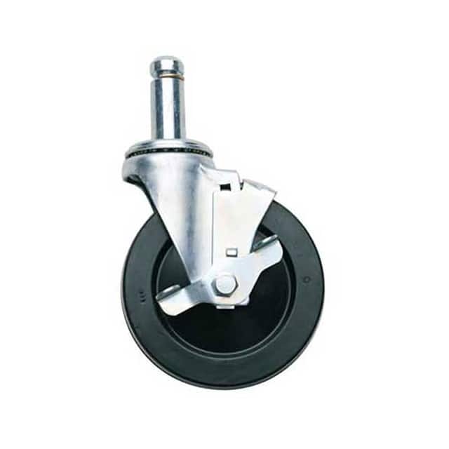 5MPB-NB 5"H POLY CASTER W/BRAKE-GRAY