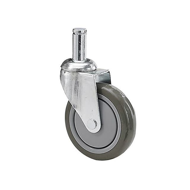 7860400 ROUND-POST CASTER, 5" POLYURETHA