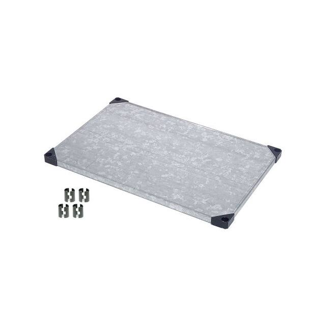 189970 SOLID GALVANIZED SHELF W/CLIPS,