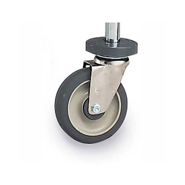 5MP-NB 5" POLYURETHANE CASTER, GRAY