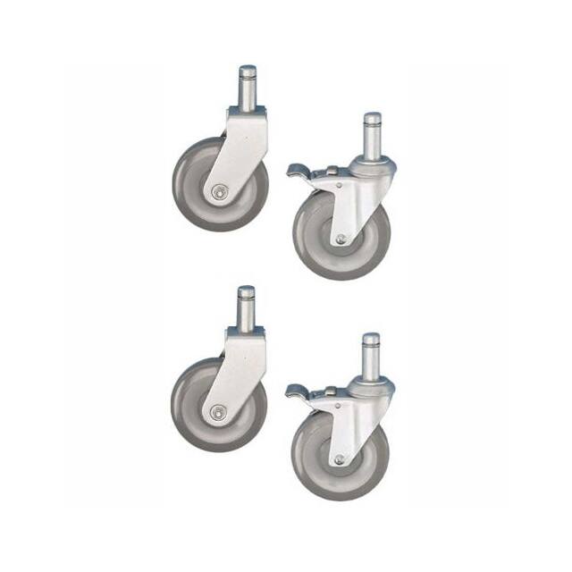 798824 5" (2) RIGID, (2) SWIVEL CASTERS