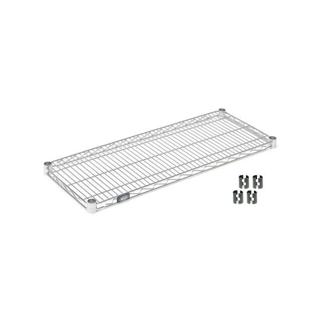 189424 WIRE SHELF W/CLIPS, 36"W X 18"D