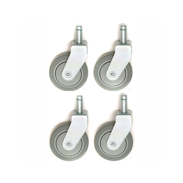 CA5R4 5" RIGID STEM CASTERS, POLYURETH