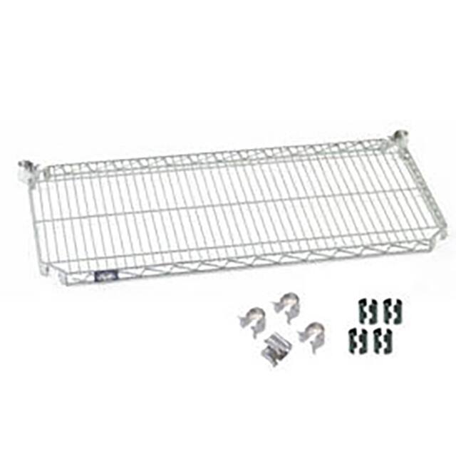 S1860AC QUICK ADJUST WIRE SHELF W/HOOKS