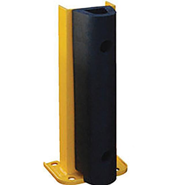 G6-18-B STEEL RACK GUARD W/RUBBER BUMPER